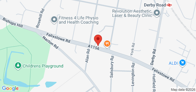 Map showing The Pizza Joint - Ipswich in Ipswich