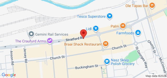 Map showing The Pizza Joint - Milton Keynes in Milton Keynes