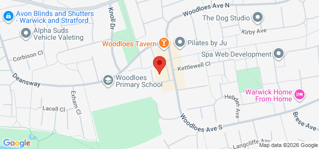 Map showing The Pizza Joint - Warwick in Warwick