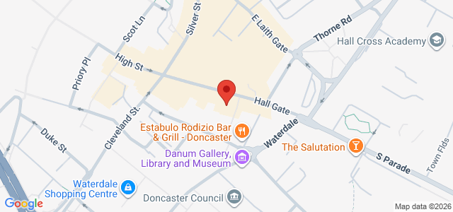 Map showing The Pizza Joint - Doncaster in Doncaster